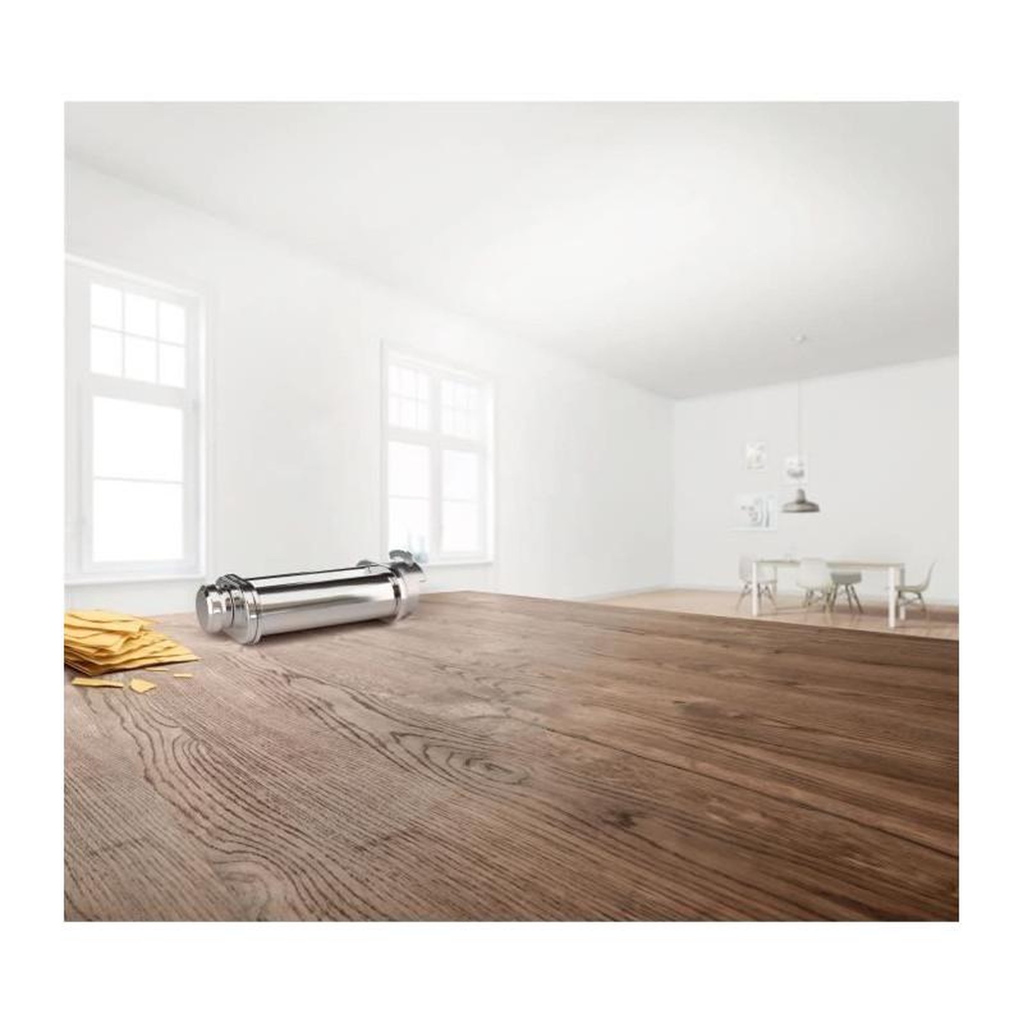 Voir la diapositive 3 : BOSCH Accessoire filiere a pâtes lasagnes en inox - BOSCH - MUZ5NV1 - Pour hachoir a viande des robots pâtissiers MUM