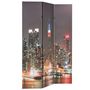 Voir la diapositive 2 : VIDAXL Cloison de separation pliable 120x170 cm New York la nuit