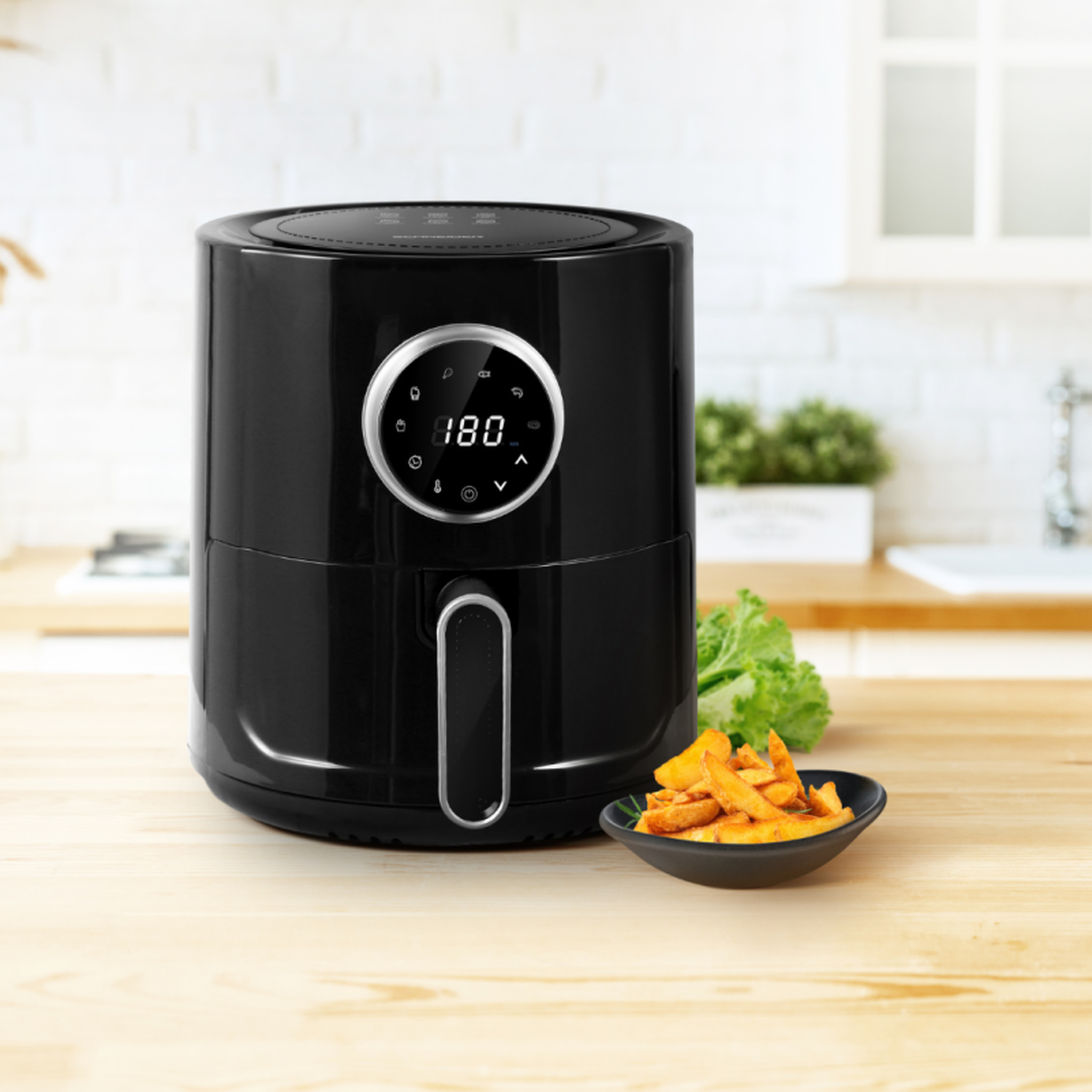 Voir la diapositive 2 : SCHNEIDER Schneider - scdf2235adb - noir - friteuse sans huile - 3,5 l - 1350 w