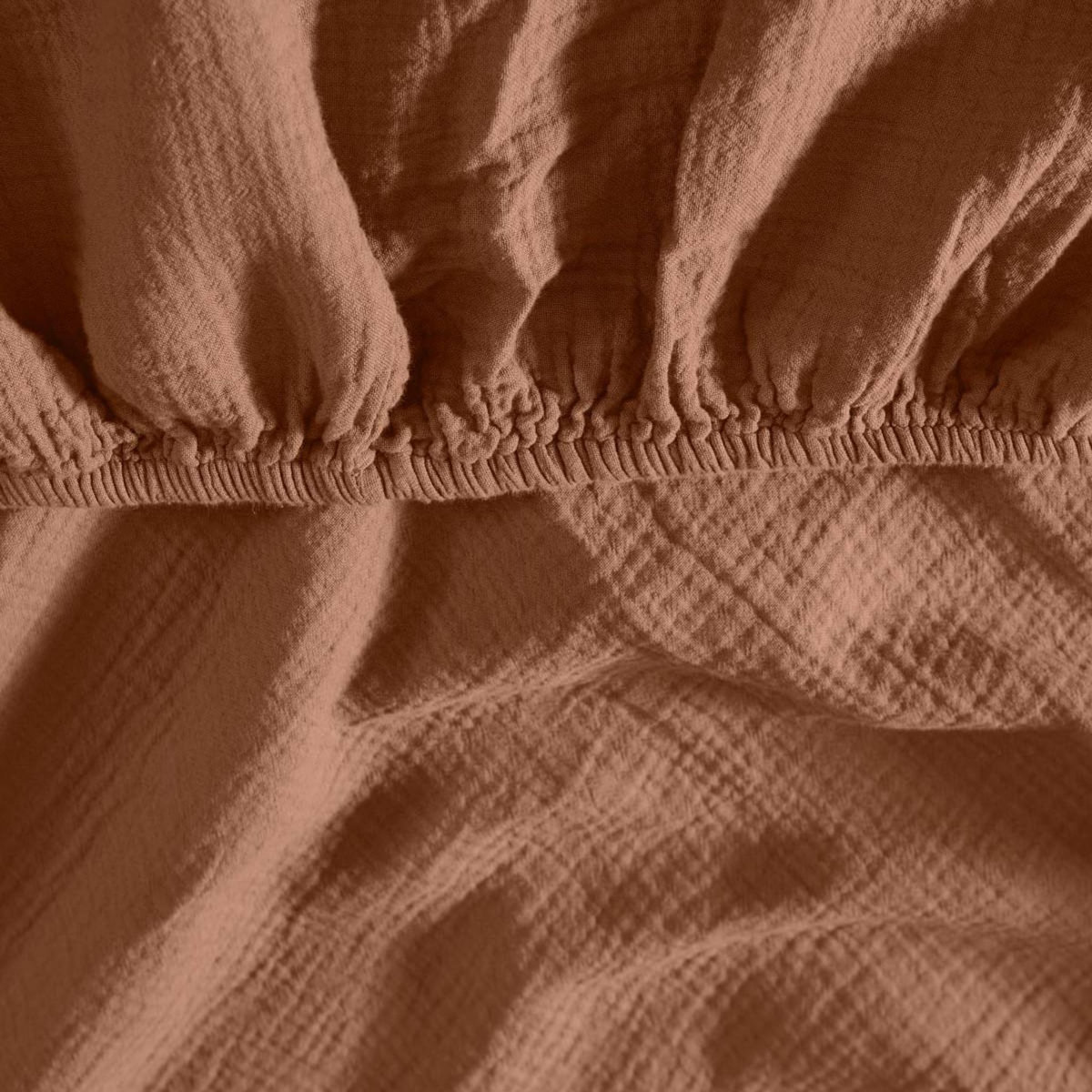 Sensei Maison Drap housse en gaze de coton bonnet 30 cm LOFT