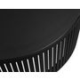 Voir la diapositive 5 : BEST MOBILIER Sally - table basse ronde - noir - 59 cm