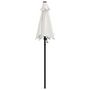 Voir la diapositive 4 : VIDAXL Parasol Blanc sable 200x224 cm Aluminium