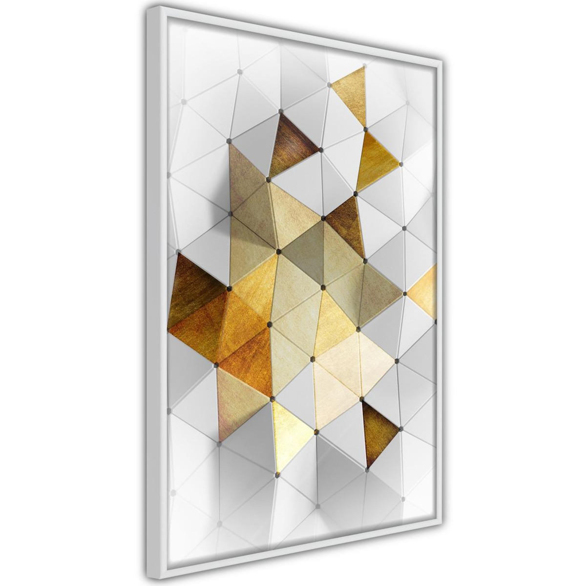 Paris Prix Affiche Murale Encadrée  Gold-Plated Enamel