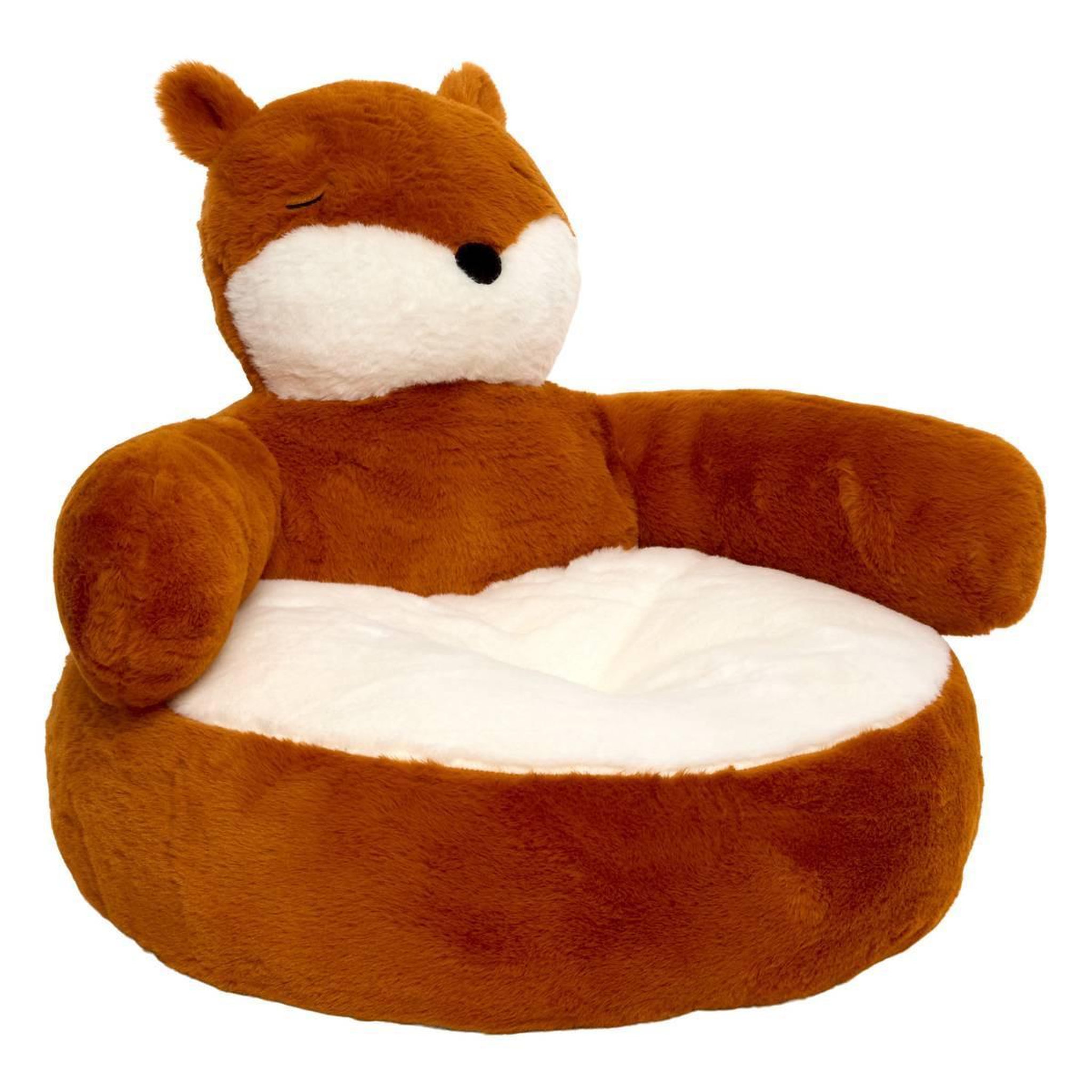 Atmosphera Kids Fauteuil enfant renard  zafa  48cm marron