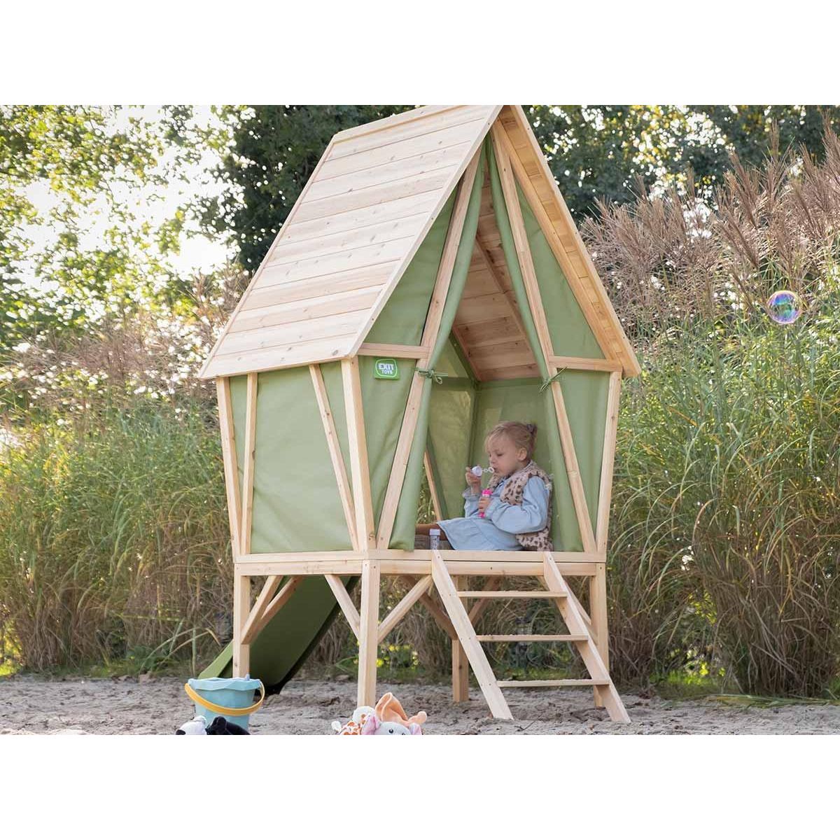 EXIT TOYS Maisonnette en bois pour enfants Yuki 300 - Exit Toys