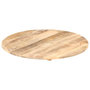Voir la diapositive 4 : VIDAXL Dessus de table Bois de manguier solide Rond 15-16 mm 60 cm