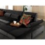 Voir la diapositive 3 : LISA DESIGN Vermont - canapé panoramique d'angle gauche - 7 places - xxl - en velours