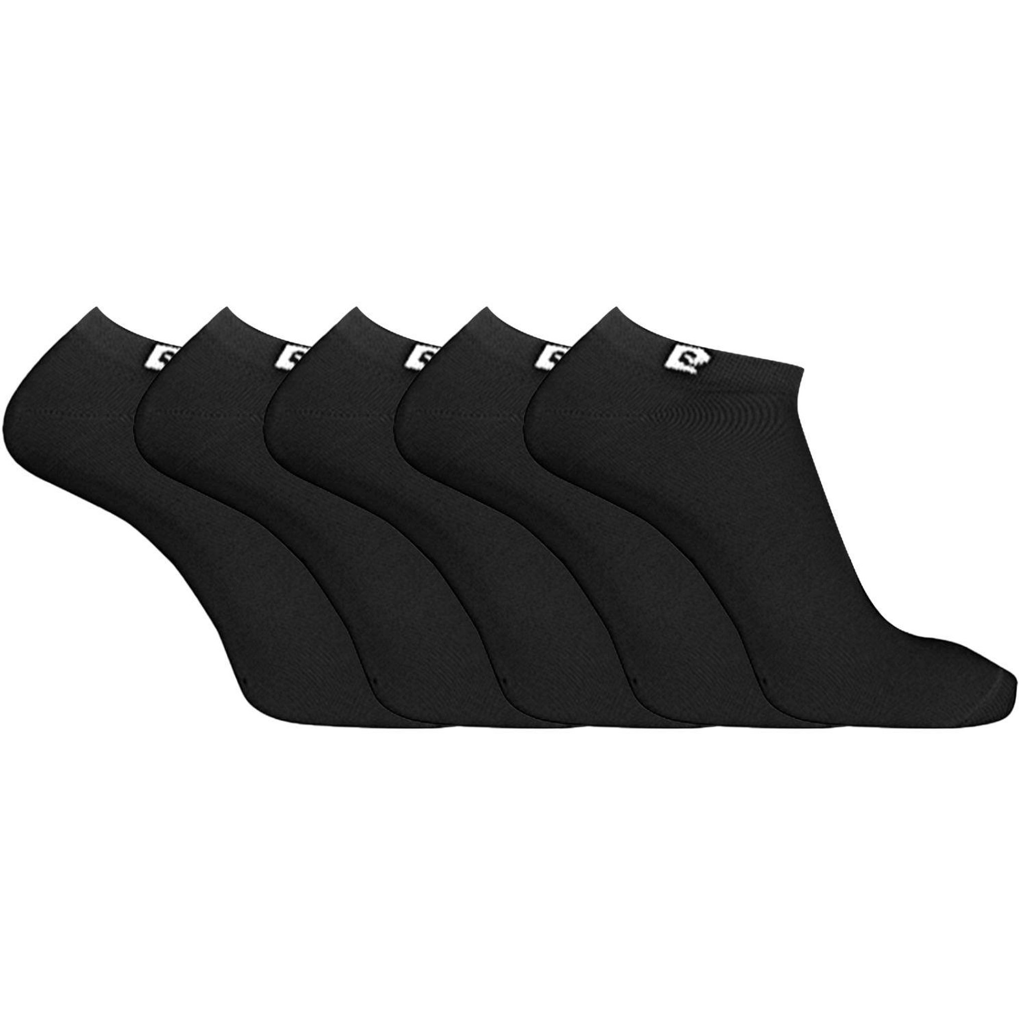 PIERRE CARDIN Lot de 5 paires de chaussettes tiges courtes unies modèle pc 0372. Coloris disponibles : Noir