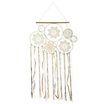 ATMOSPHERA Attrape Rêves Déco  Eté  95cm Blanc