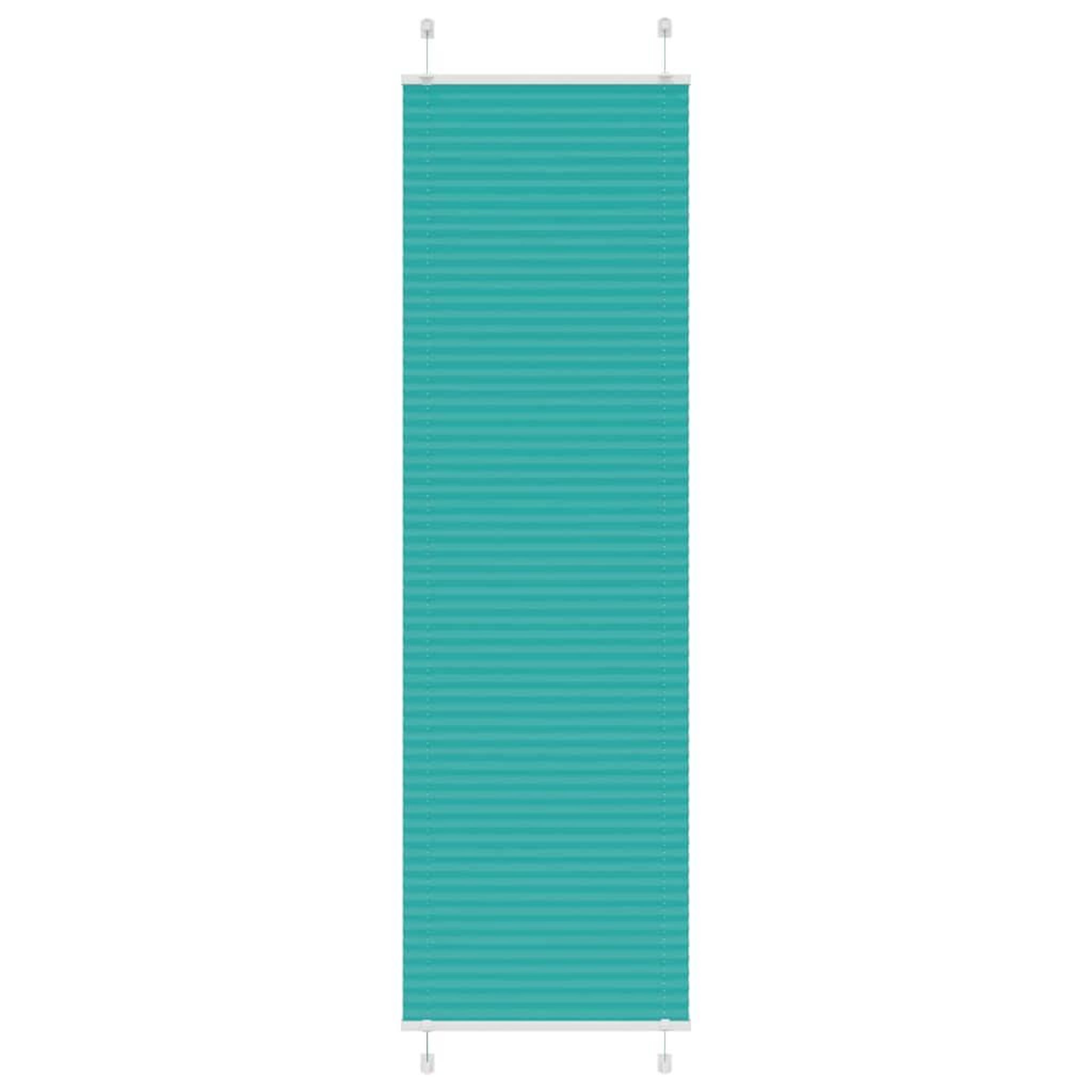 VIDAXL Store plisse vert petrole 60x200 cm largeur du tissu 59,4 cm