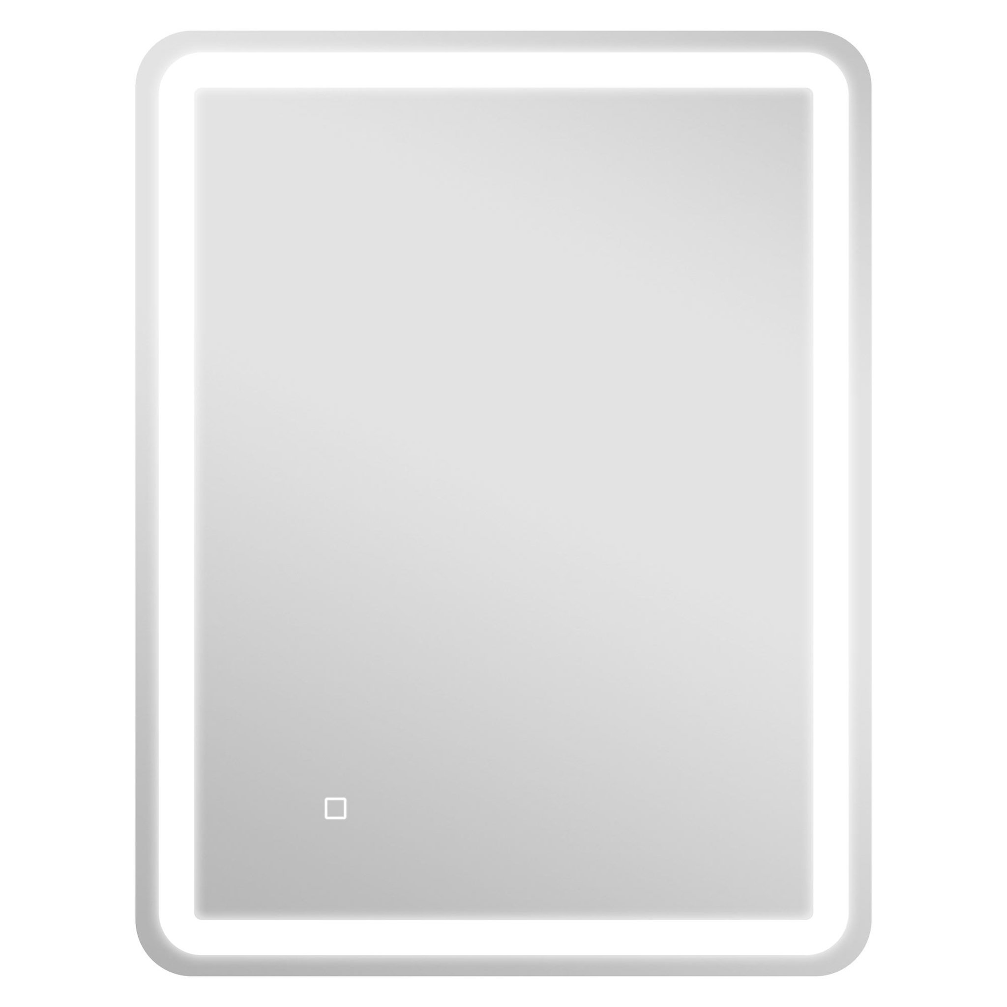 KLEANKIN Miroir lumineux led salle de bain 70 x 90 cm lumière réglable 3 couleurs fonction anti-buée et mémoire