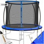 Voir la diapositive 1 : tectake Trampoline Ø 305 cm certifié GS noir/bleu