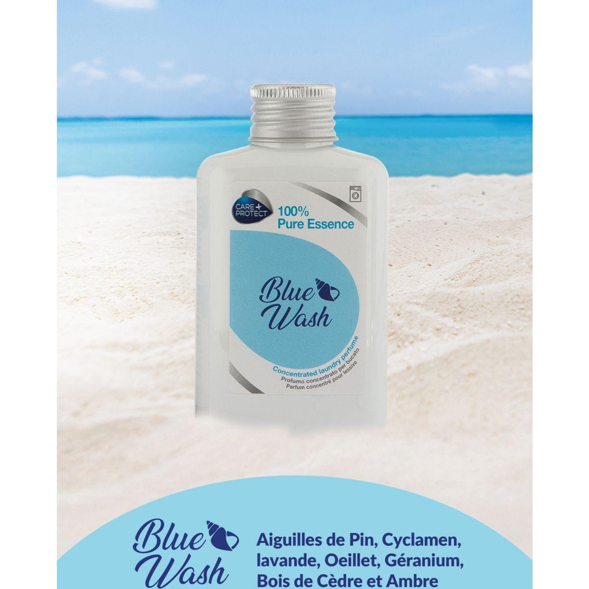 CARE PROTECT Parfum de linge pour lave-linge Blue Wash  100ml