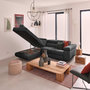 Voir la diapositive 3 : BEST MOBILIER Zaria - canapé d'angle gauche - convertible avec coffre et têtières réglables - 5 places - en velours côtelé