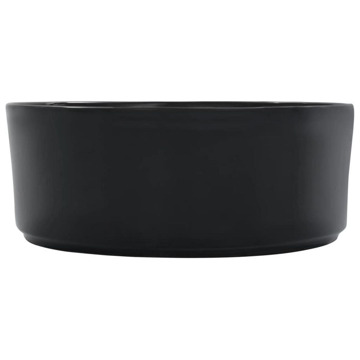 VIDAXL Lavabo 36x14 cm Ceramique Noir