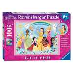 RAVENSBURGER Ravensburger - Disney Princess Glitter Puzzle, 100pcs. XXL 133260