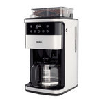 Medion Cafetiere Filtre Digitale avec Broyeur - MEDION - 1000W - 1,5L - Silver