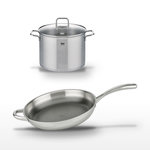 ELO Lot Faitout 26cm & Poêle 32cm Elo Relief Evolution