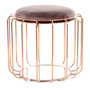 Voir la diapositive 1 : Paris Prix Pouf & Table d'Appoint  Comfortable  50cm Violet & Rose