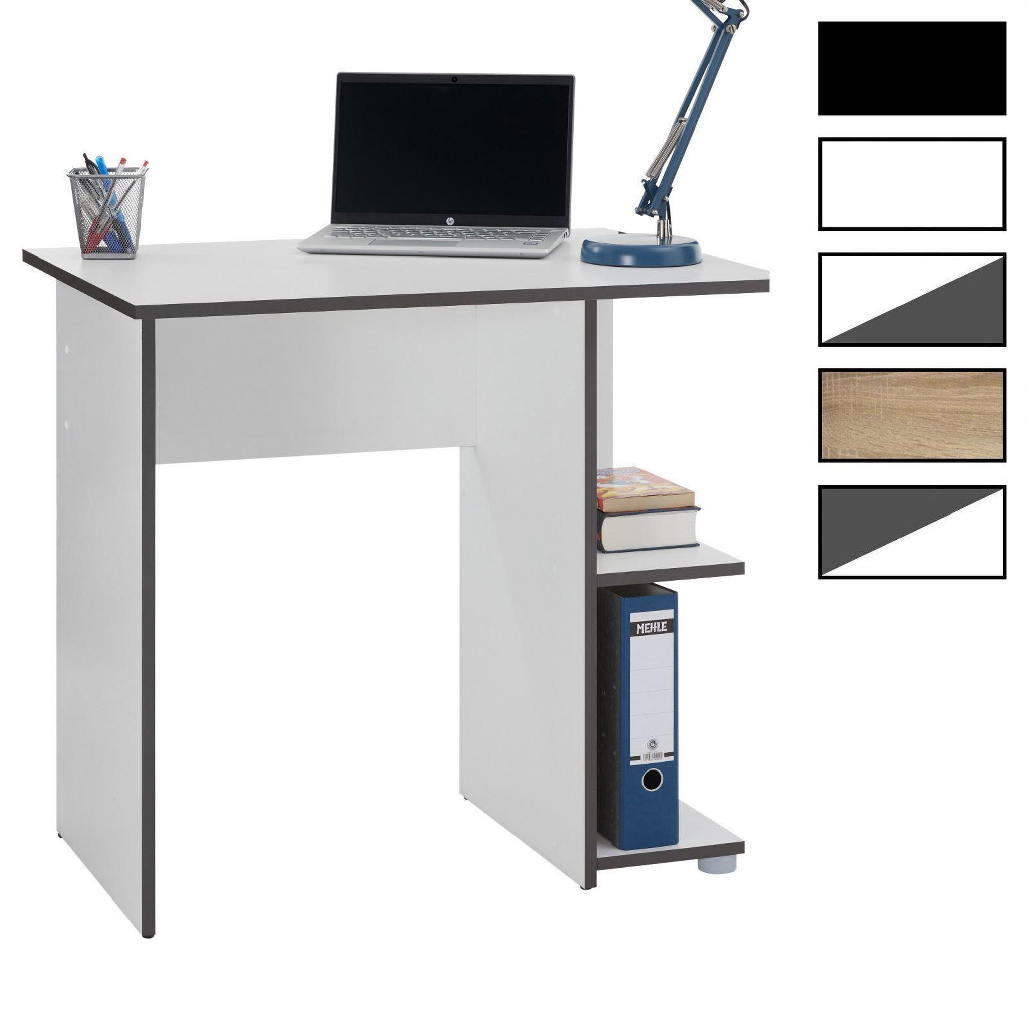 IDIMEX Bureau NOVA, en mélaminé. Coloris disponibles : Bicolore