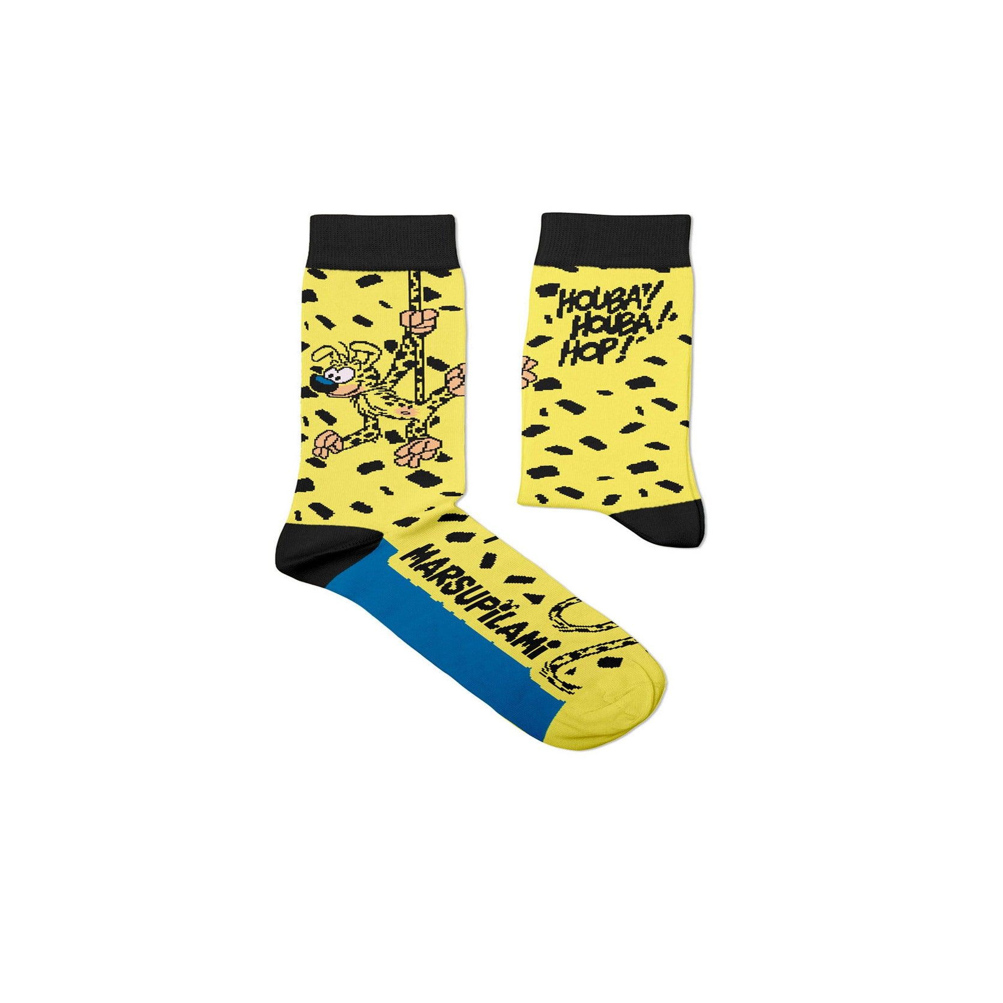 SOCK AFFAIRS Chaussettes marsupilami, houba houba hop