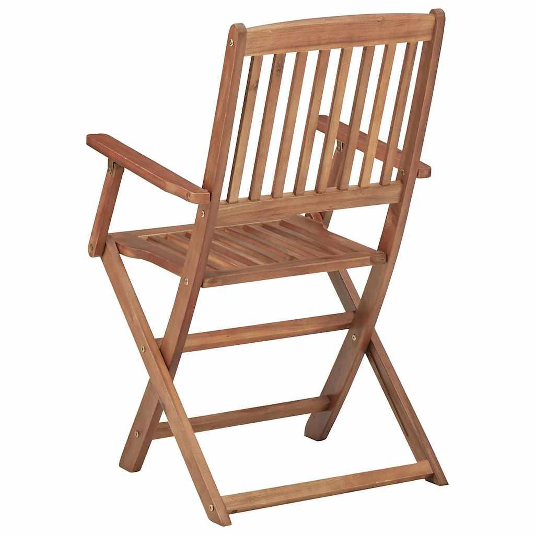 Voir la diapositive 5 : VIDAXL Chaises pliables de jardin lot de 8 avec coussins Bois d'acacia