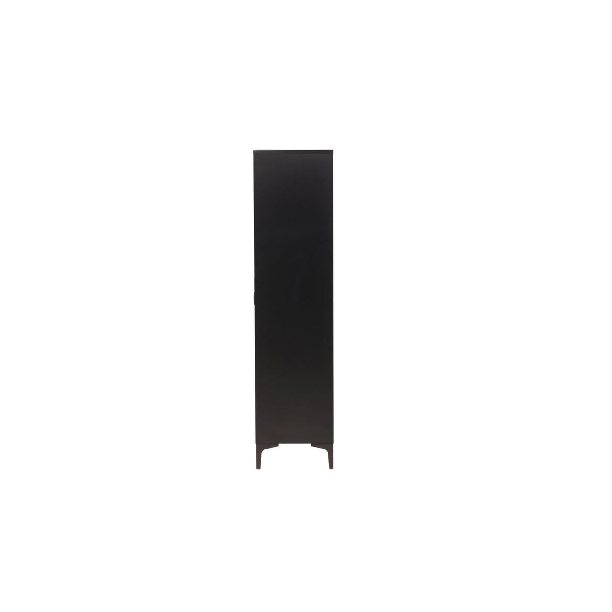 Voir la diapositive 3 : Paris Prix Armoire design 2 portes  piring  85cm noir
