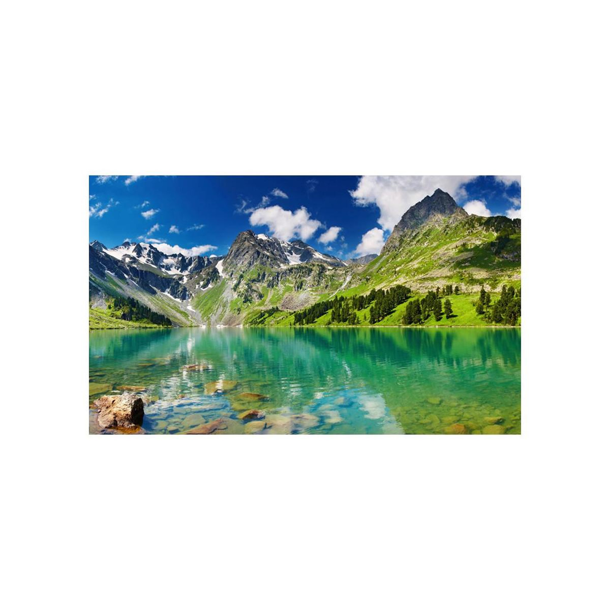 Voir la diapositive 2 : Paris Prix Papier peint  lac de montagne ii  450x270cm