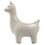 GARDENSTAR Pot Lama en grès - H17cm - Beige