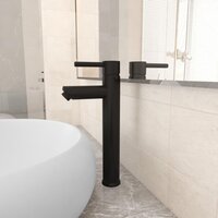 VIDAXL Mitigeur de lavabo Dore 13x10 cm pas cher 