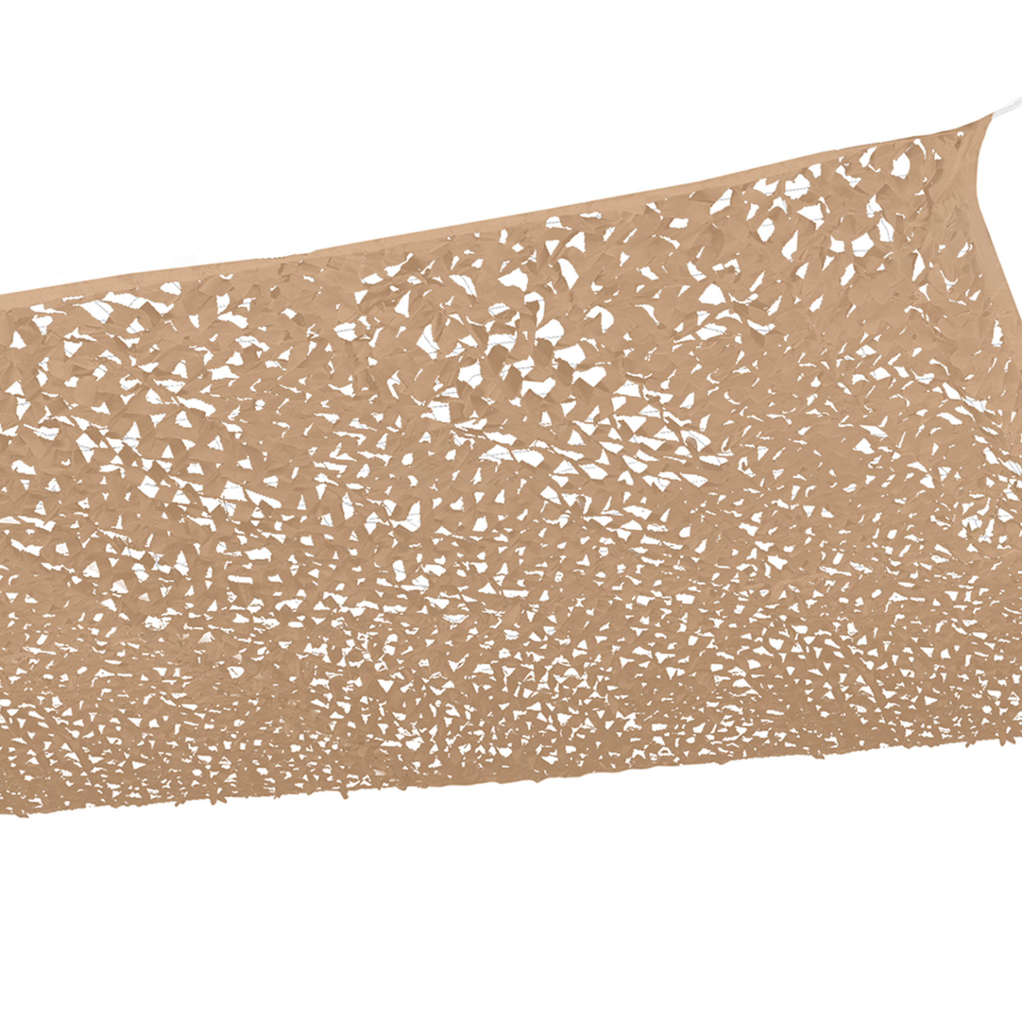 ID MARKET Voile d'ombrage carré design ombrière camouflage 4x4 m sable