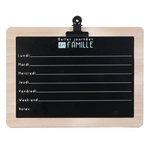 Paris Prix Semainier en Ardoise  Famille  30cm Noir