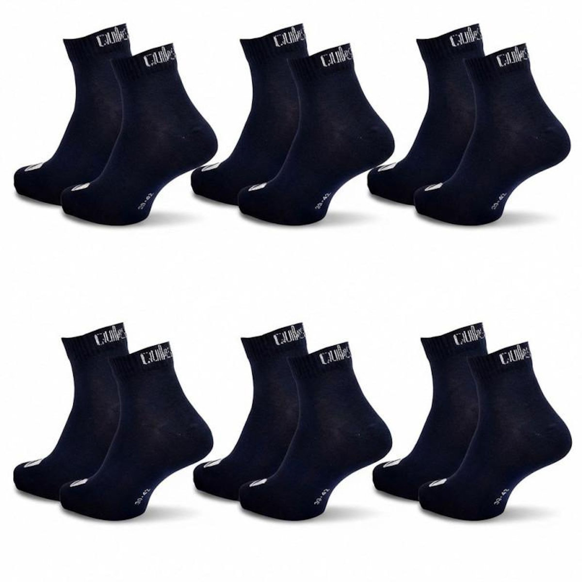 QUIKSILVER Quiksilver Pack de Chaussettes Homme QUARTER– Lot 6 Paires Sport