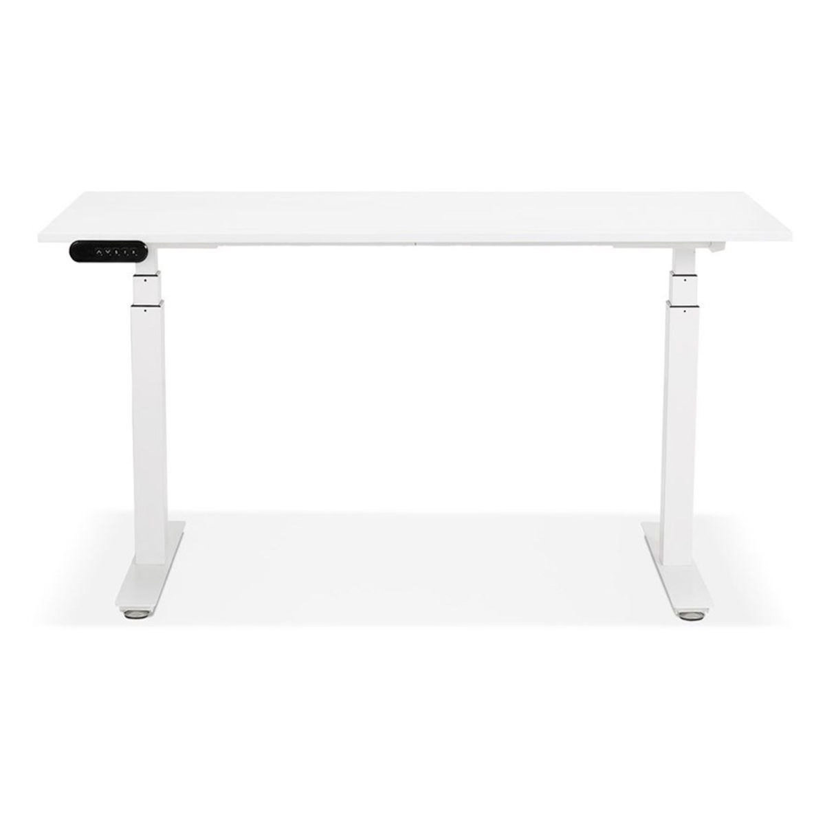 Paris Prix Bureau Design Réglable  Électrique  140cm Blanc