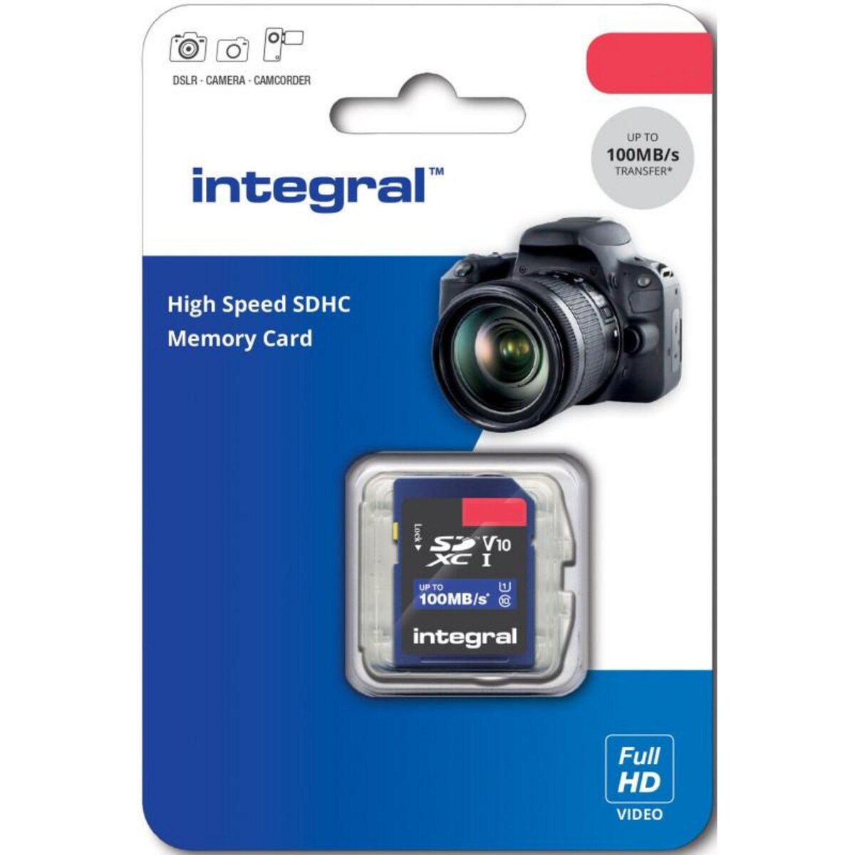 Integral Carte micro SDXC INTEGRAL INSDH 16 G-100 V 10