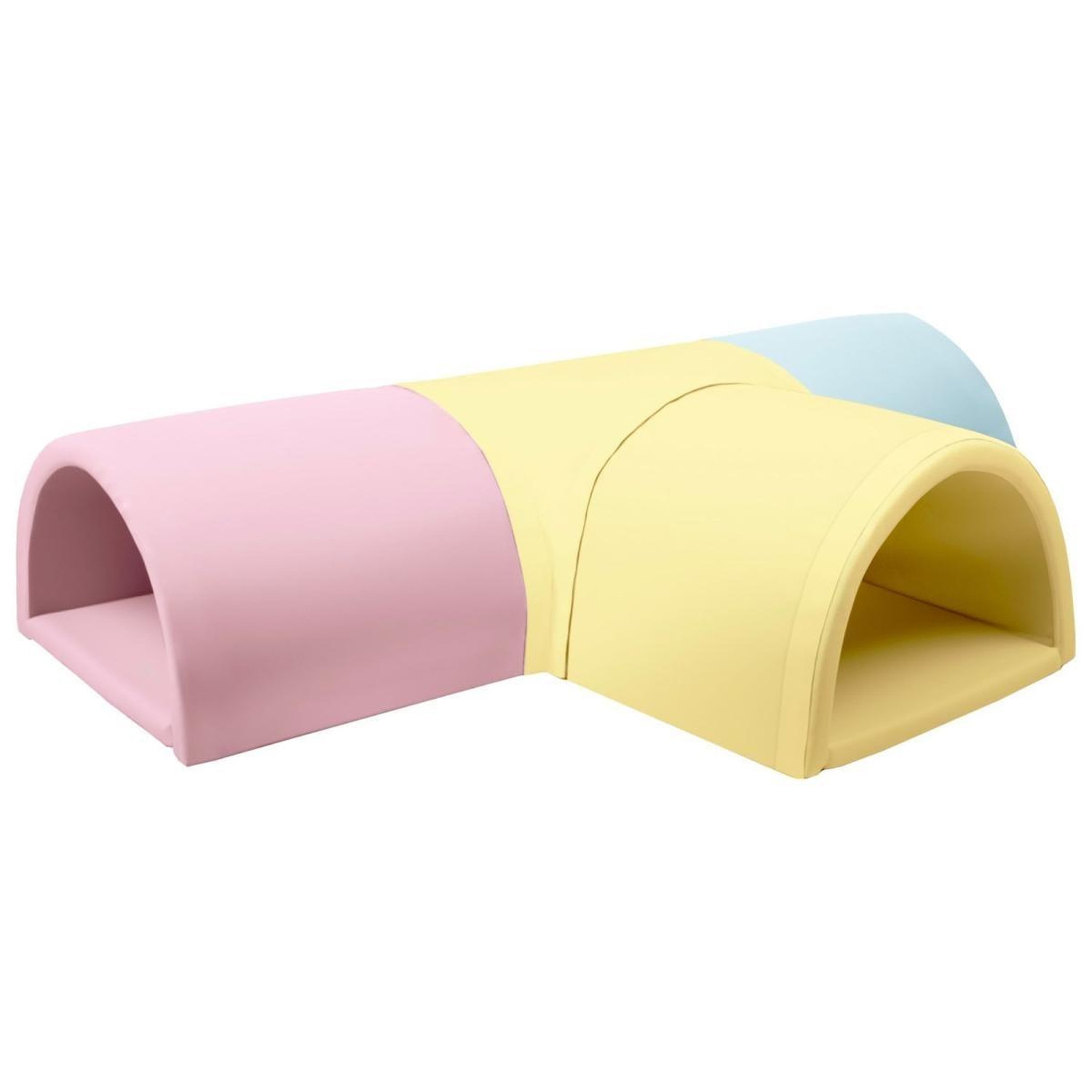 Tunnel De Jeu En T Velinda 4 Pièces Mousse Jaune Pastel - vue 2