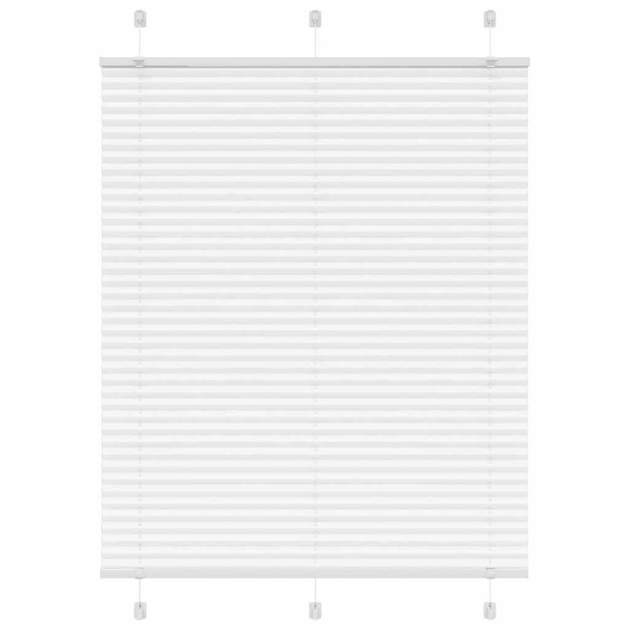 VIDAXL Store plisse blanc 110x150cm largeur du tissu 109,4cm polyester
