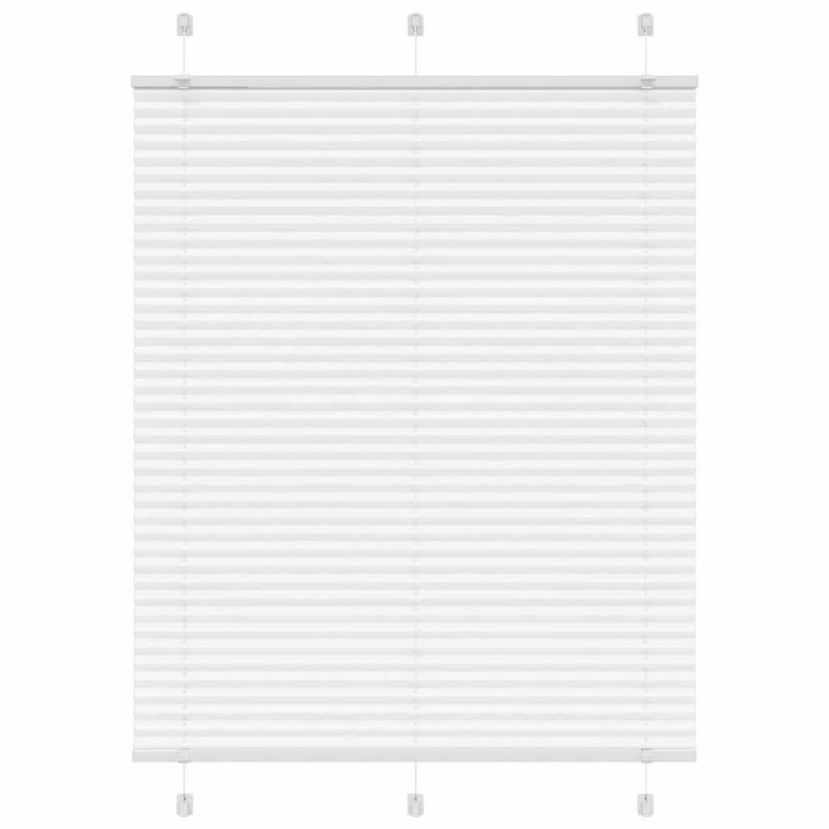 VIDAXL Store plisse blanc 110x150cm largeur du tissu 109,4cm polyester