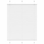 VIDAXL Store plisse blanc 110x150cm largeur du tissu 109,4cm polyester