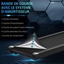 Voir la diapositive 6 : HOMCOM Tapis de course électrique pliable 500 W - V. max. 12 Km/h - écran LED multifonction - 12 programmes - 2 porte-gobelets - support smartphone - acier ABS noir
