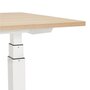 Voir la diapositive 5 : Paris Prix Bureau Design Réglable  Électrique  140cm Naturel & Blanc