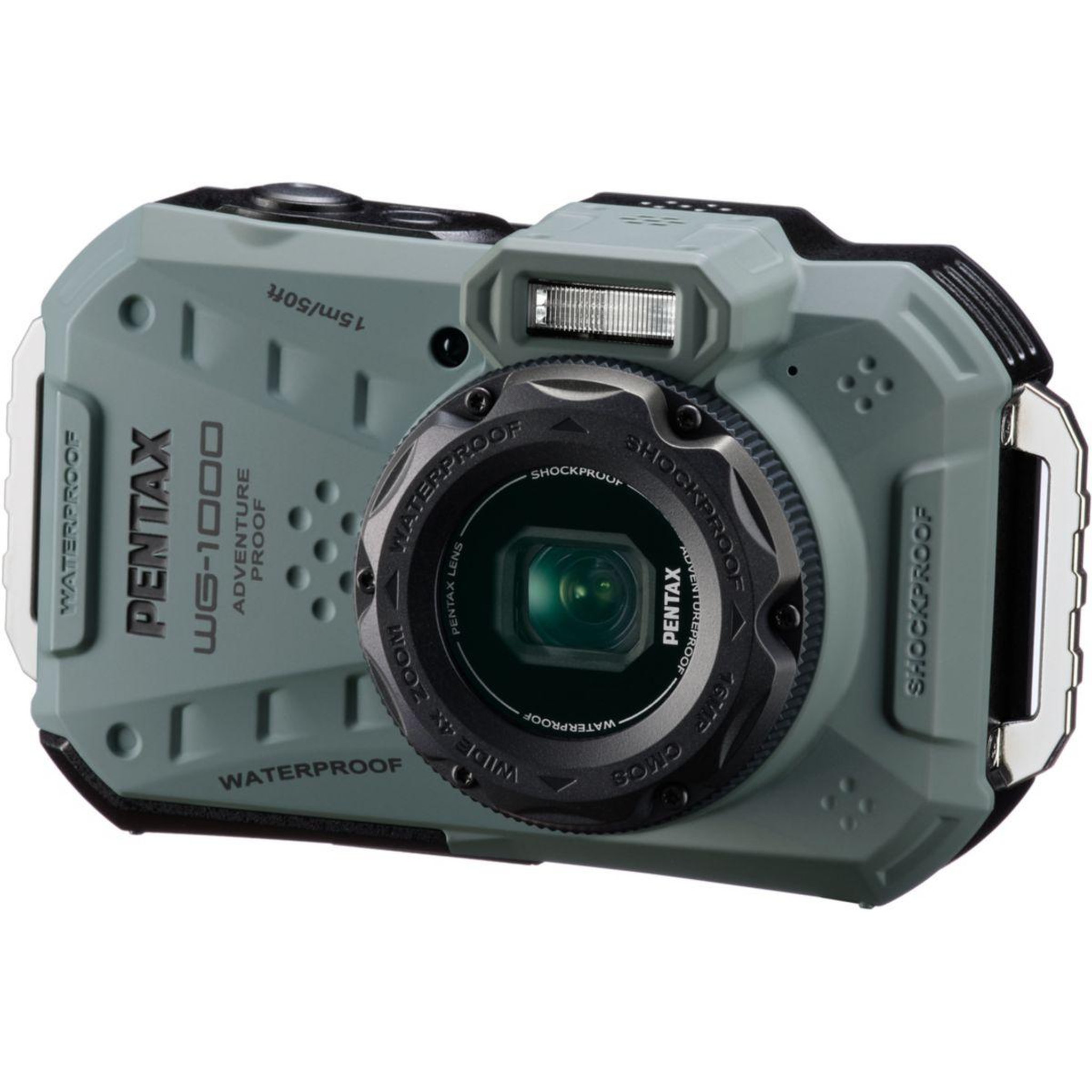 Voir la diapositive 2 : PENTAX Appareil photo Compact WG-1000 Olive