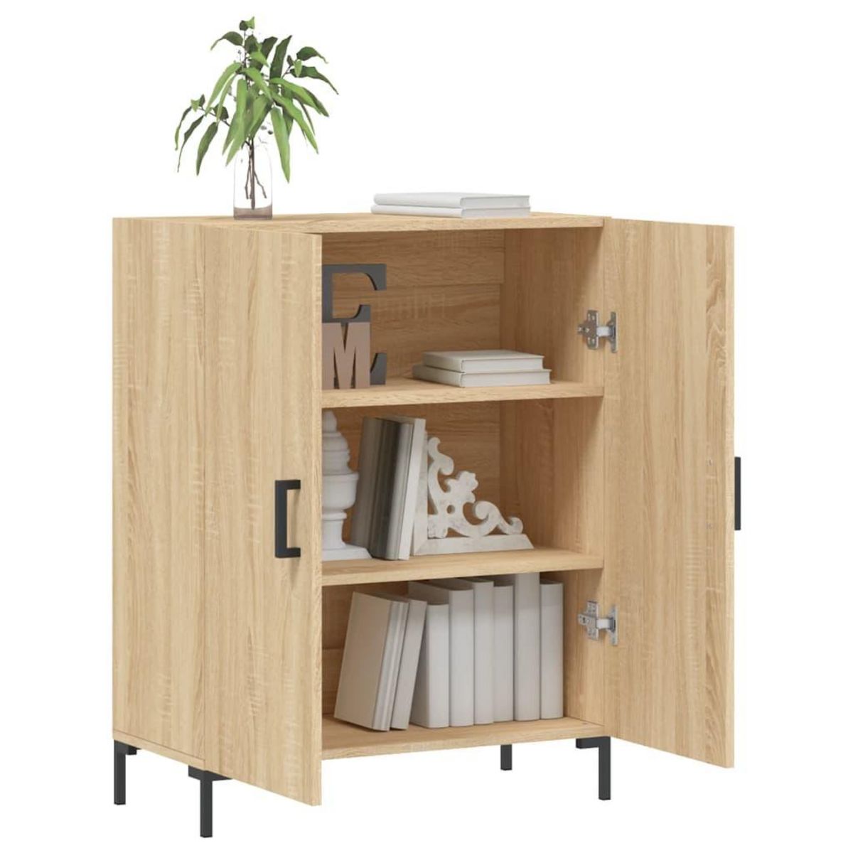 VIDAXL Buffet chene sonoma 69,5x34x90 cm bois d'ingenierie