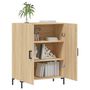 Voir la diapositive 4 : VIDAXL Buffet chene sonoma 69,5x34x90 cm bois d'ingenierie