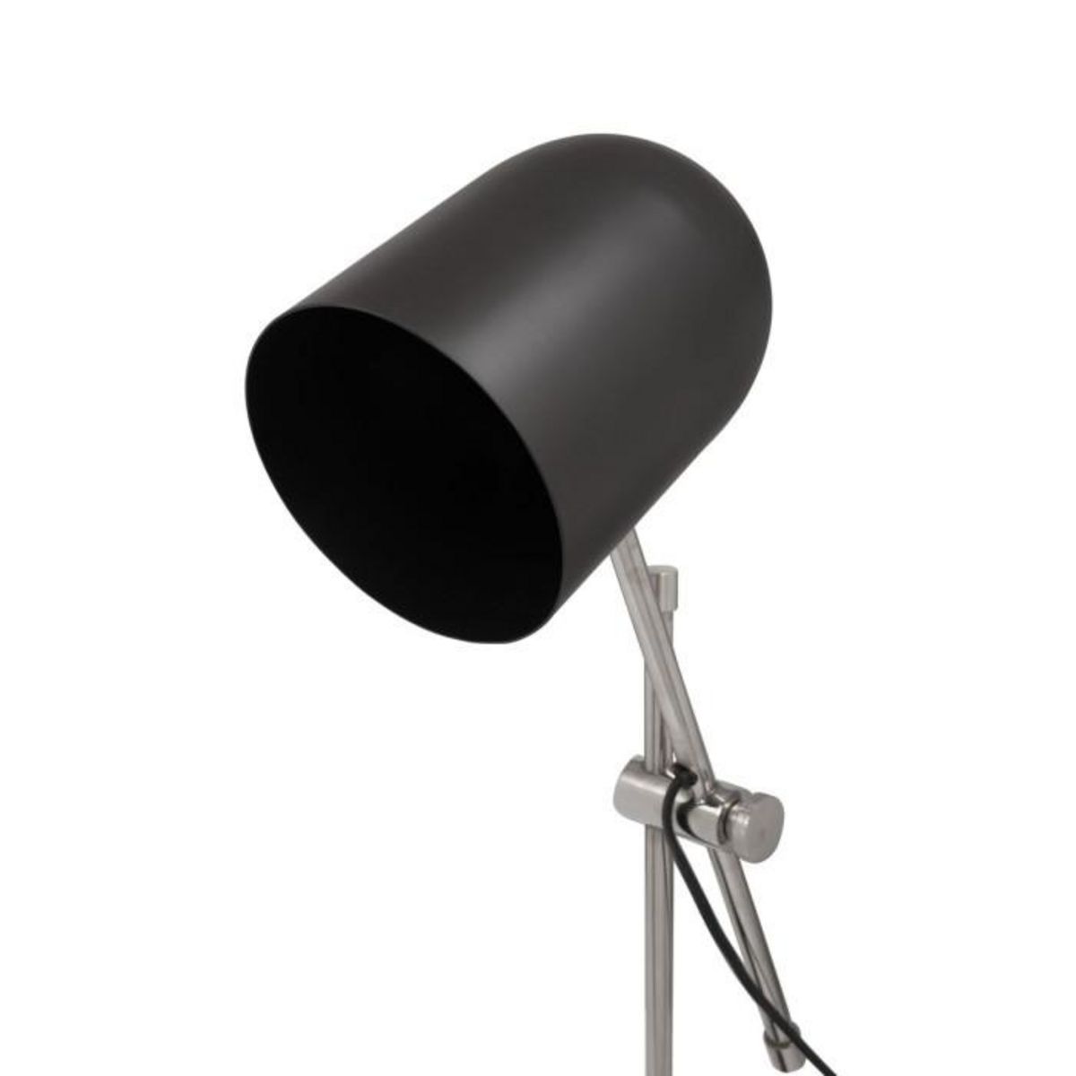 Paris Prix Lampe à Poser Industriel  Celeste  54cm Noir & Argent