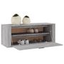 Voir la diapositive 4 : VIDAXL Armoire a chaussures murale Sonoma gris 100x35x38 cm