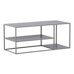 Paris Prix Table Basse Avec Étagères  Staal  120cm Gris Clair