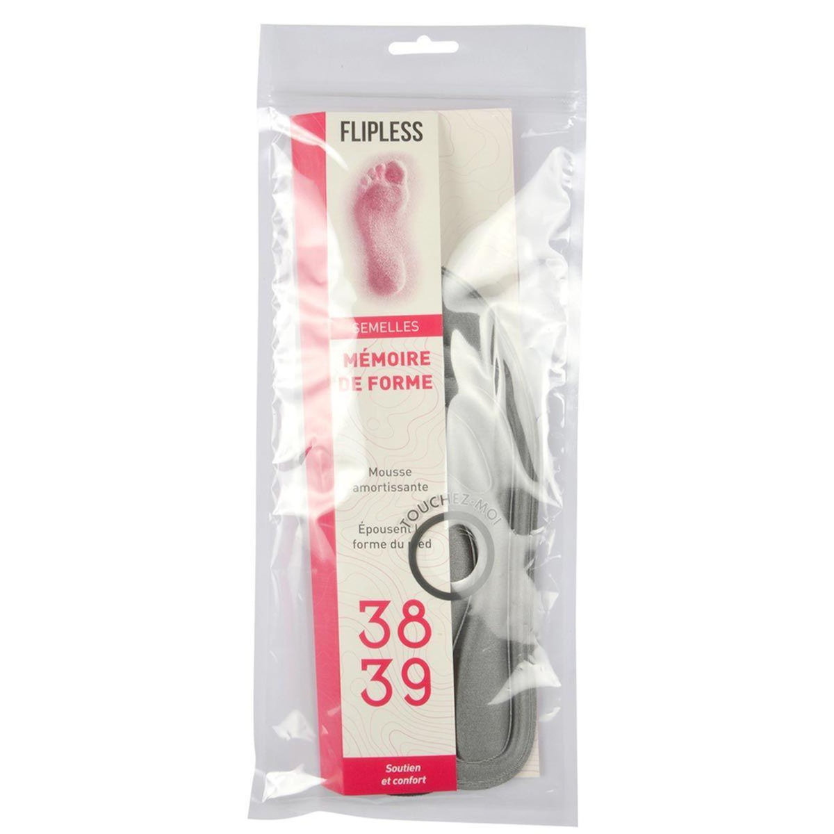 Paris Prix Semelles Chaussures  Mémoire de Forme  Taille 38/39 Gris