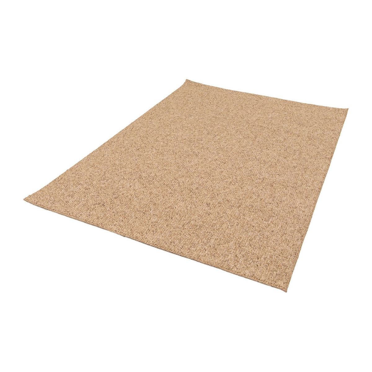 SWEEEK Tapis intérieur bouclette caramel effet chiné