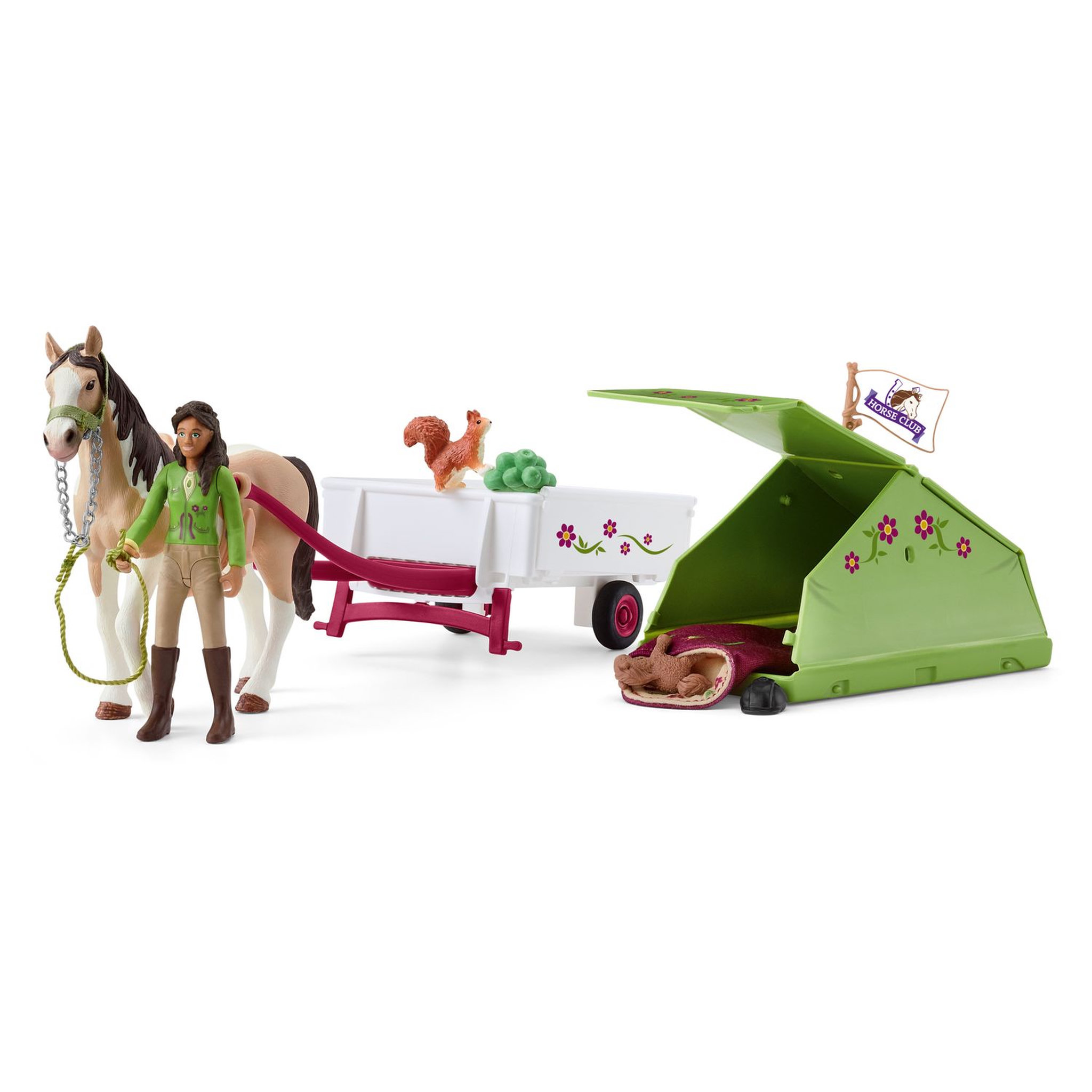 Voir la diapositive 2 : Schleich Aventure au camping de Sarah 